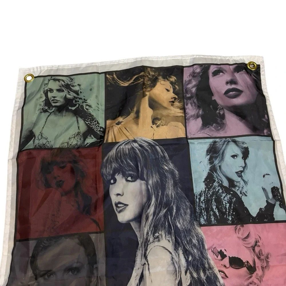 Taylor Swift‎ Eras Tour Wall Art Tapestry Printed Signature